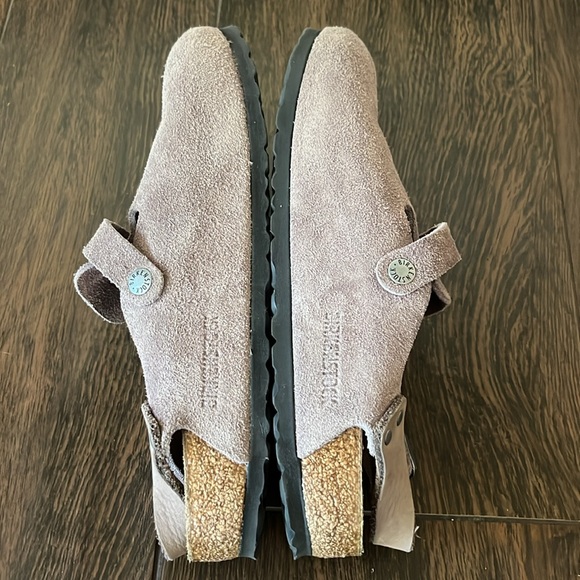 LIKE NEW BIRKENSTOCK Tokio Suede Clogs! - Picture 13 of 14